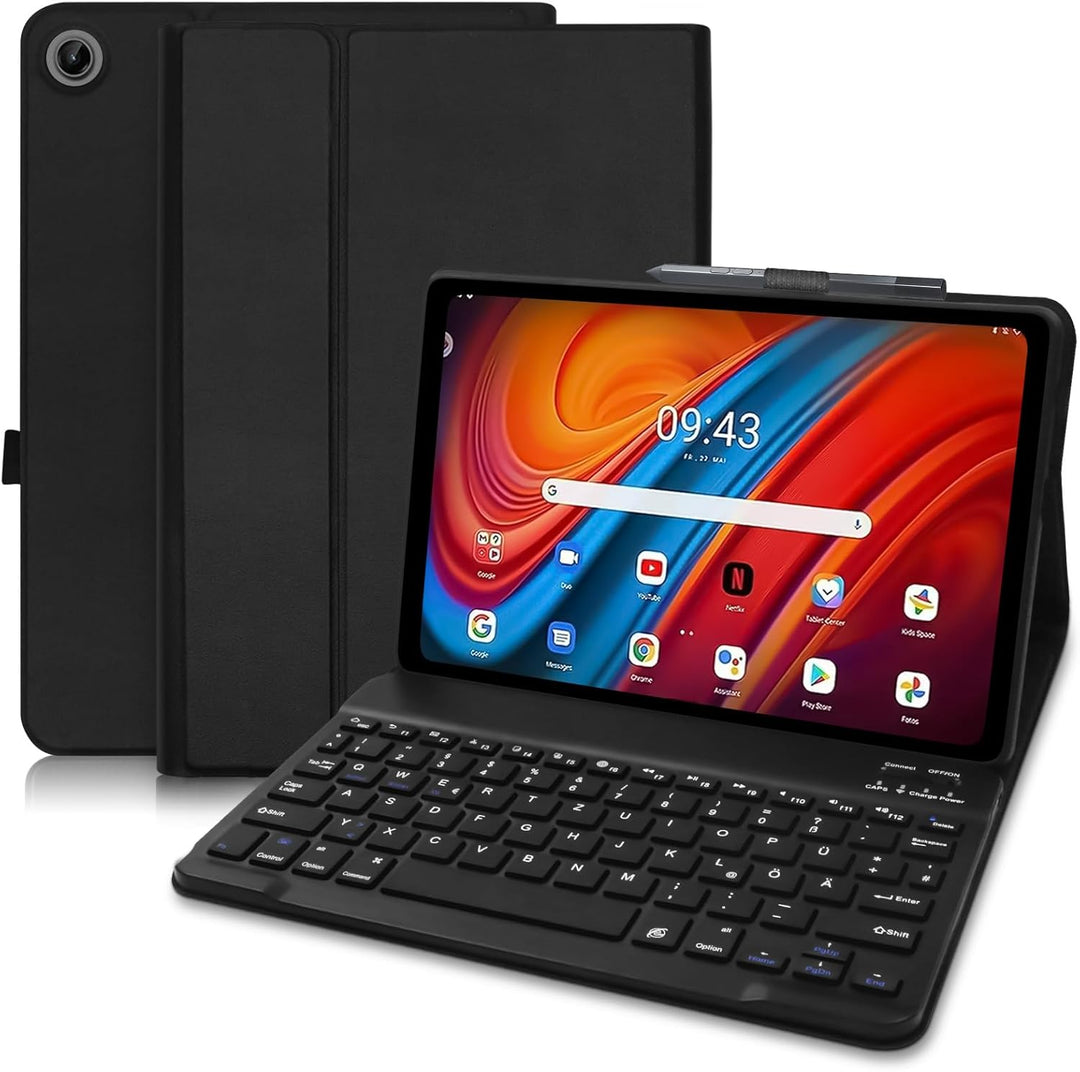 Hofsos Hülle mit Tastatur für Lenovo Tab M10 (3rd Gen) 10,1 Zoll (TB-328FU/TB-328XU), Schutzhülle mi
