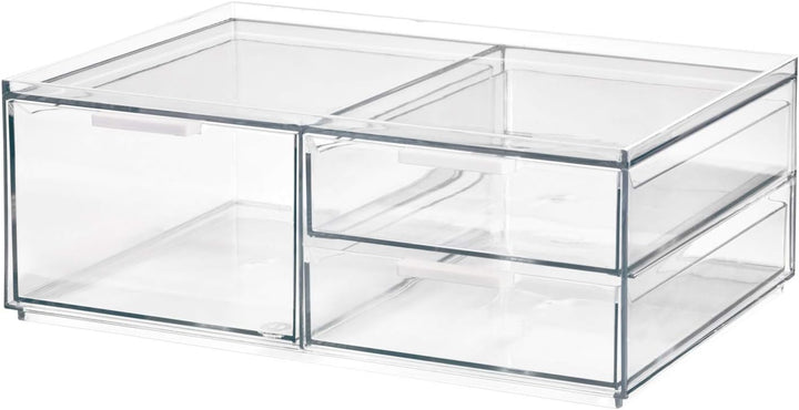 iDesign Make-up Organizer, Schmink Aufbewahrung mit 3 Schubladen aus der Signature Series by Sarah T
