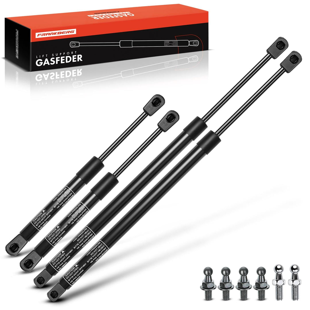 Frankberg 4x Gasfeder Dämpfer Heckklappe Motorhaube Kompatibel mit Grand Cherokee WG WJ Alle Motoren