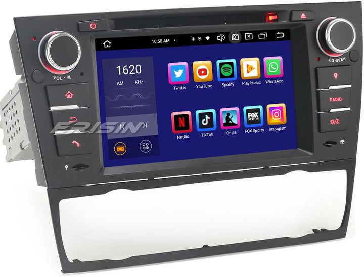 Erisin 7 Zoll 8-Kern 4GB+64GB Android 12 Autoradio Bluetooth CD Player für BMW 3er E90 E91 E92 E93 M