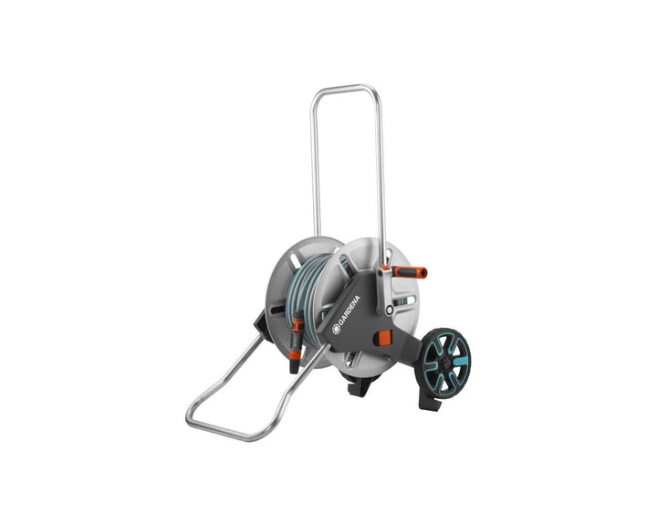 GARDENA CleverRoll M Metall Schlauchtrommel - Classic Schlauch 25m Ø15mm - geeignet für kleinen Gart