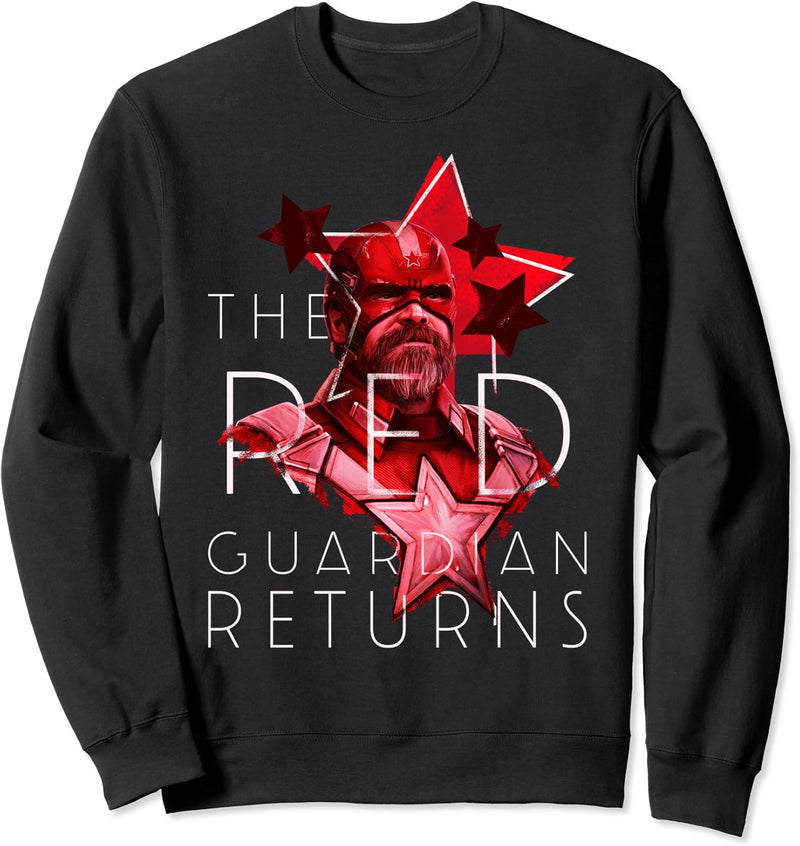 Marvel Black Widow The Red Guardian Returns Stars Sweatshirt