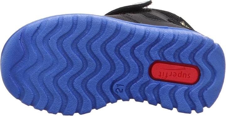 Superfit Jungen 1006196 Lauflernschuhe 27 EU Schwarz Hellblau 0000, 27 EU Schwarz Hellblau 0000