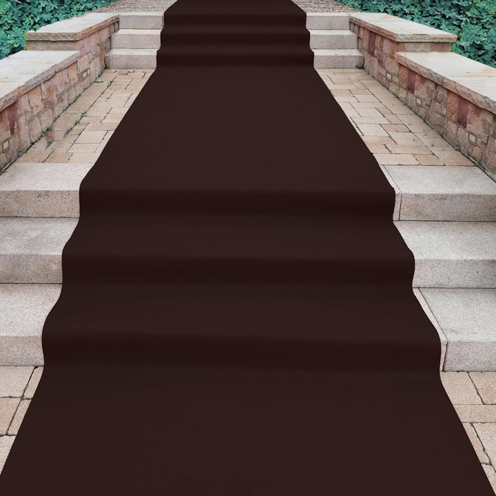 Primaflor Messeteppich Podium | Braun | 100 x 500 cm | Flacher Eventteppich aus 100 % Polypropylen,