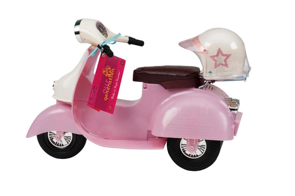 Our Generation – Fahrzeug-Spielset – Rosa & Elfenbein – 46 cm Puppenzubehör – Rollenspiel – Spielzeu