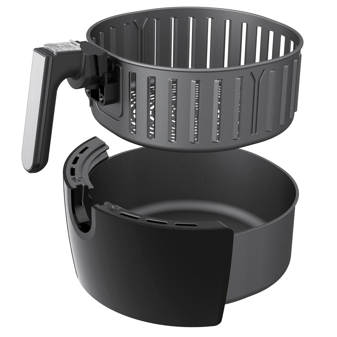 Innsky Heissluftfritteuse Ersatzkorb 5,5 l für Innsky Air Fryer, antihaftbeschichteter Frittierkorb,