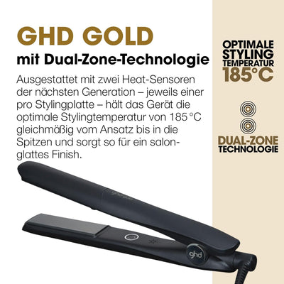 ghd gold - Professioneller Haarglätter zum Glätten, Locken und zum Erzeugen von Wellen, optimale Sty