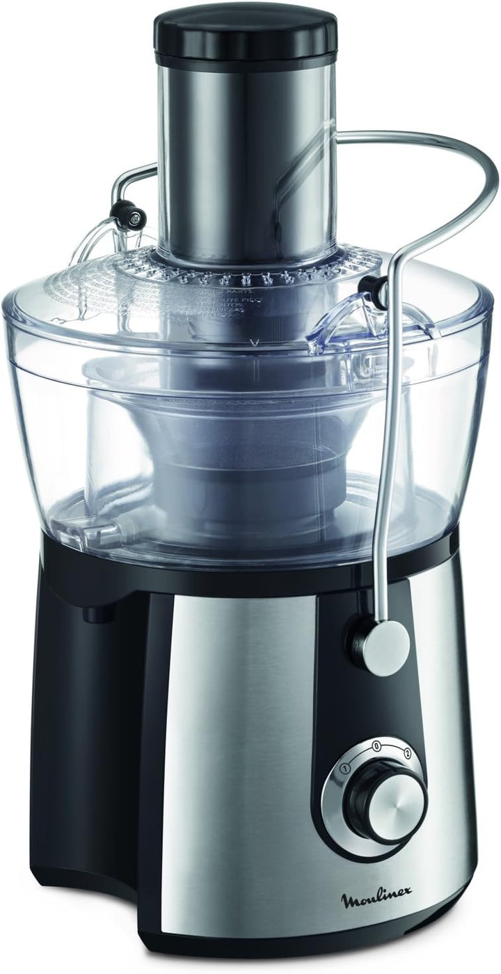 Moulinex Entsafter 1 velocidad (ø 49 mm) Schwarz/silberfarben