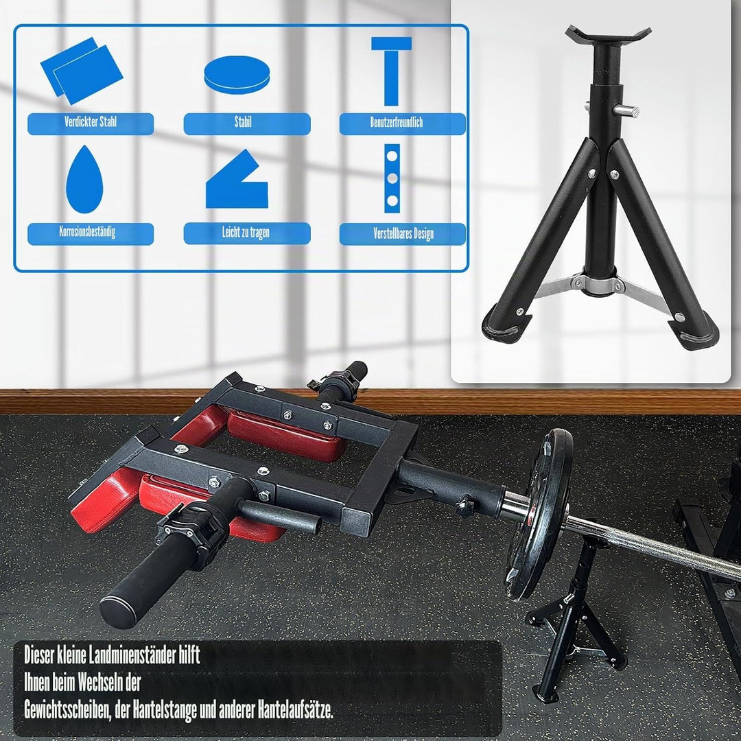 KORIKAHM Viking Press Landmine Griff für 5,1 cm olympische Langhantel, T-Bar Row Attachment Core Str