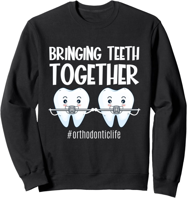 Kieferorthopäde Bringt Zähne zusammen Kieferorthopädisches L Sweatshirt