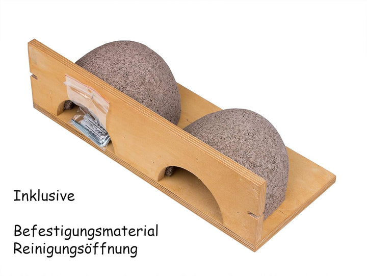 BigDean 3 Stück Schwalbennistkasten Doppelnest Schwalbennest Mehlschwalbennest Nistkasten Nisthilfe