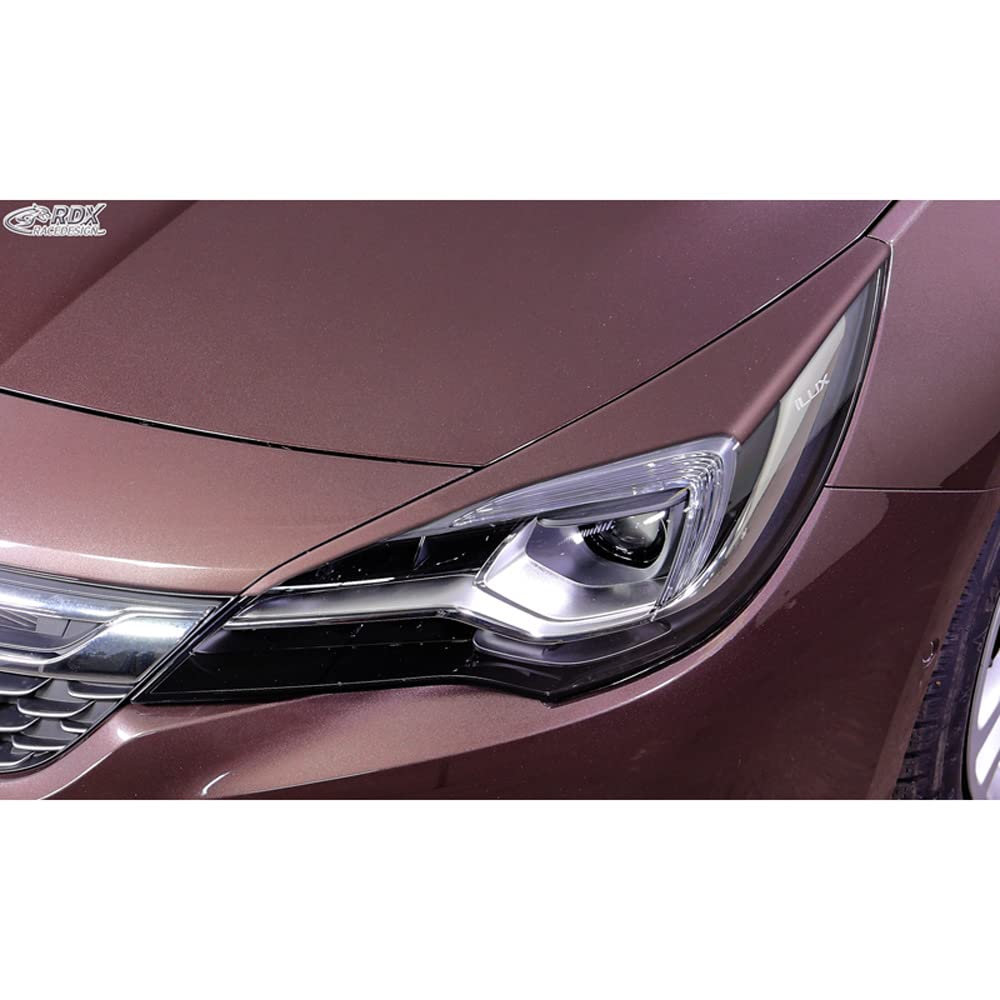 Scheinwerferblenden kompatibel mit Opel Astra K HB 5-türer/Sportstourer 2015-2021 (ABS)