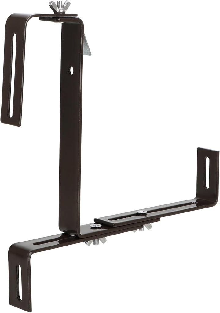 com-four® 2X Premium Blumenkastenhalter für Balkon-Brüstungen und Geländer - Flexible Befestigung au