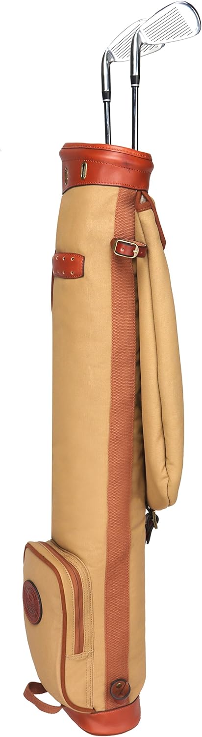 Tourbon Wasserdichte Canvas Golf Club Reisetasche mit weich gepolstertem Schultergurt