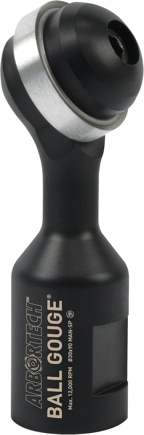 ARBORTECH Ball Gouge | Ø 30 mm Kugel-Hohlmeissel Fräser für Winkelschleifer zur Holzbearbeitung | BA