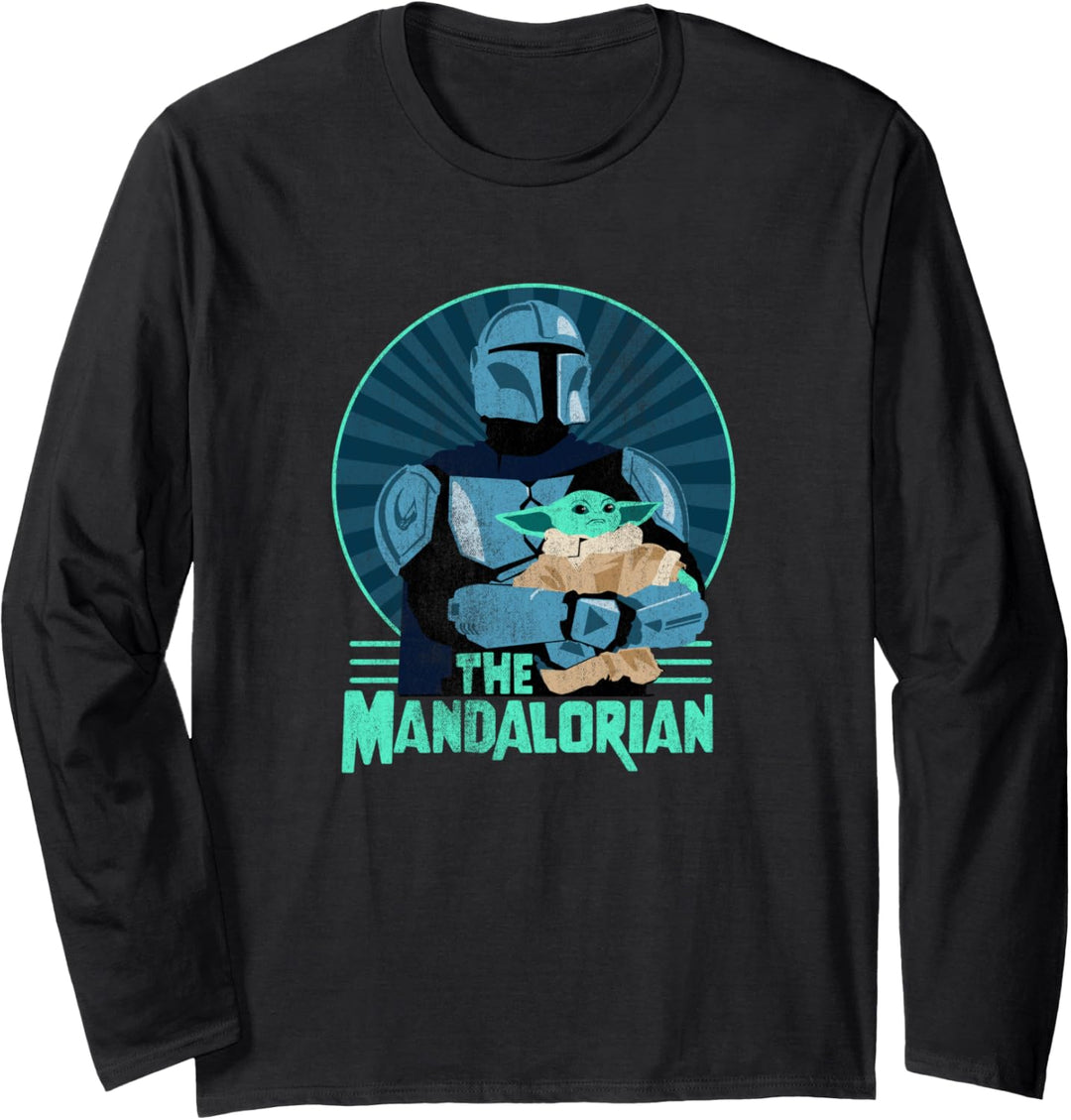 Star Wars: The Mandalorian & Grogu Looking in The Distance Langarmshirt