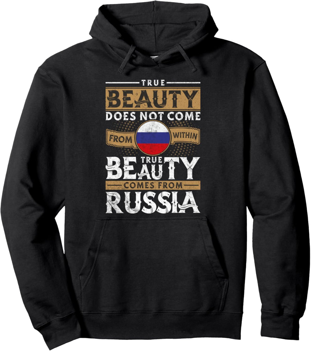 Russland Design Russisch Männer & Frauen Pullover Hoodie