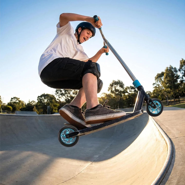 100mm Stunt Scooter Reifen 2 Stück, Scooter Reifen mit ABEC-9 Kugellager & Aluminiumkern, Ersatzräde