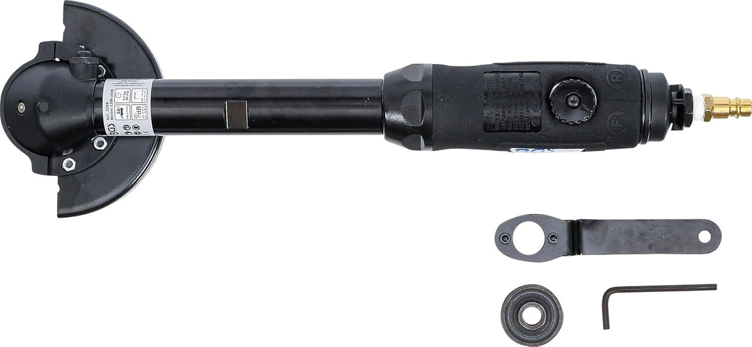 BGS 3268 | Druckluft-Trennschneider | extra lang | flacher Kopf | 376 mm | Winkelschleifer | Trennsc