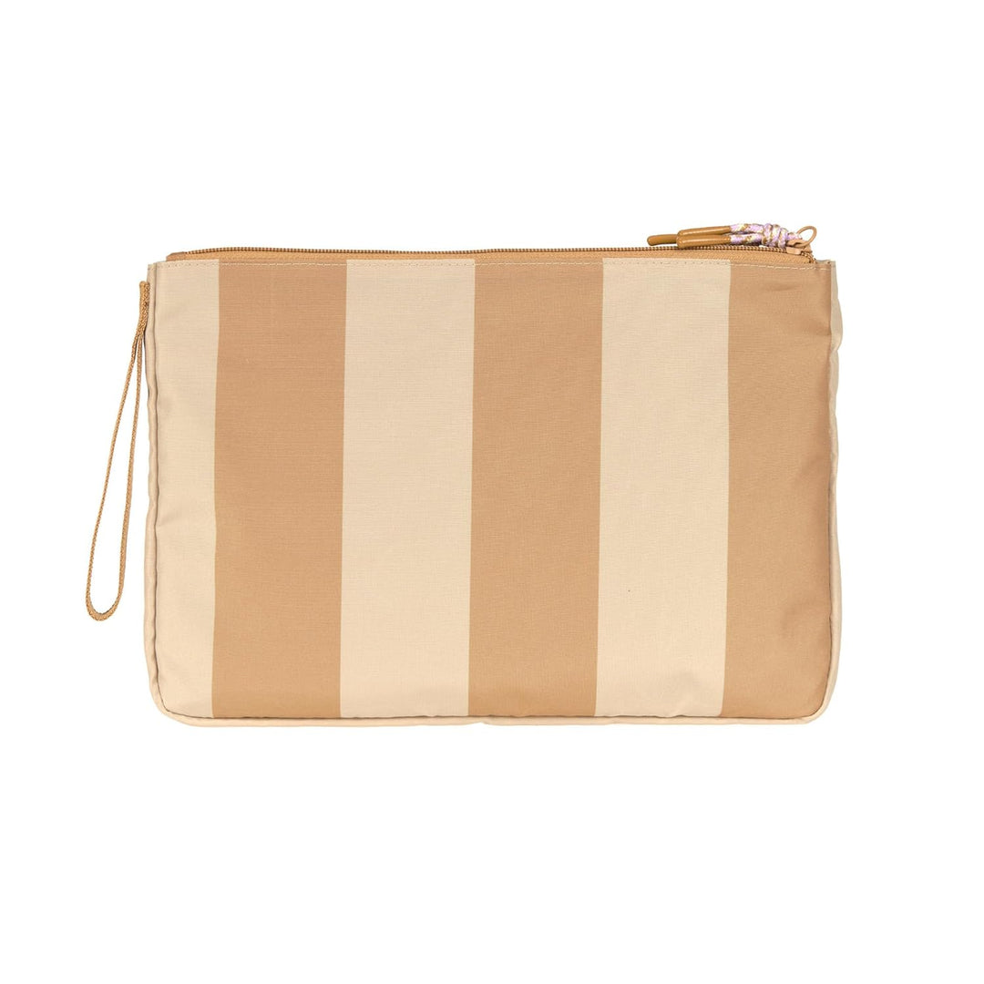 LÄSSIG Baby Windeltasche mit Wickelunterlage für unterwegs/Casual Changing Organizer beige/camel Bra