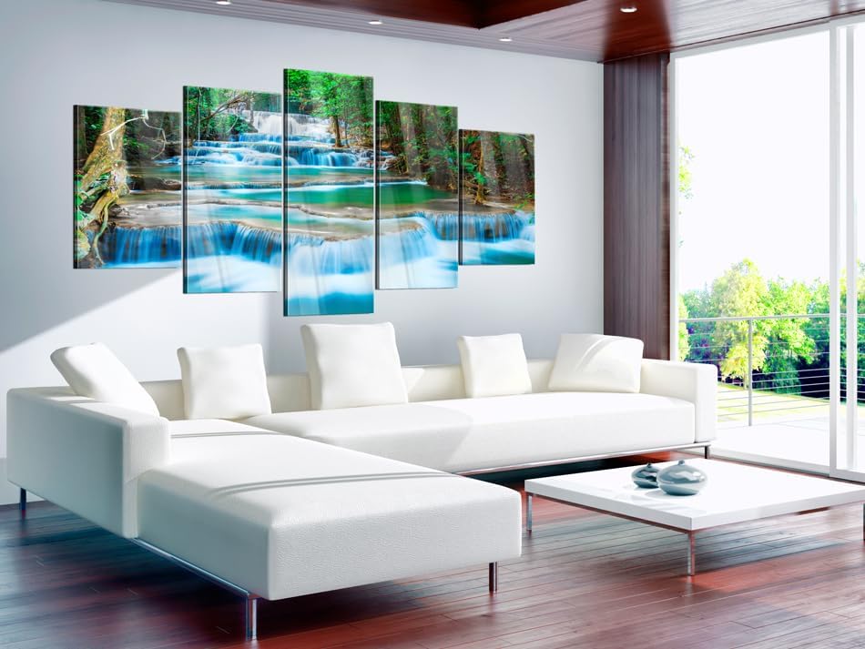murando Acrylglasbild Landschaft 100x50 cm 5 Teilig Wandbild auf Acryl Glas Bilder Kunstdruck Modern