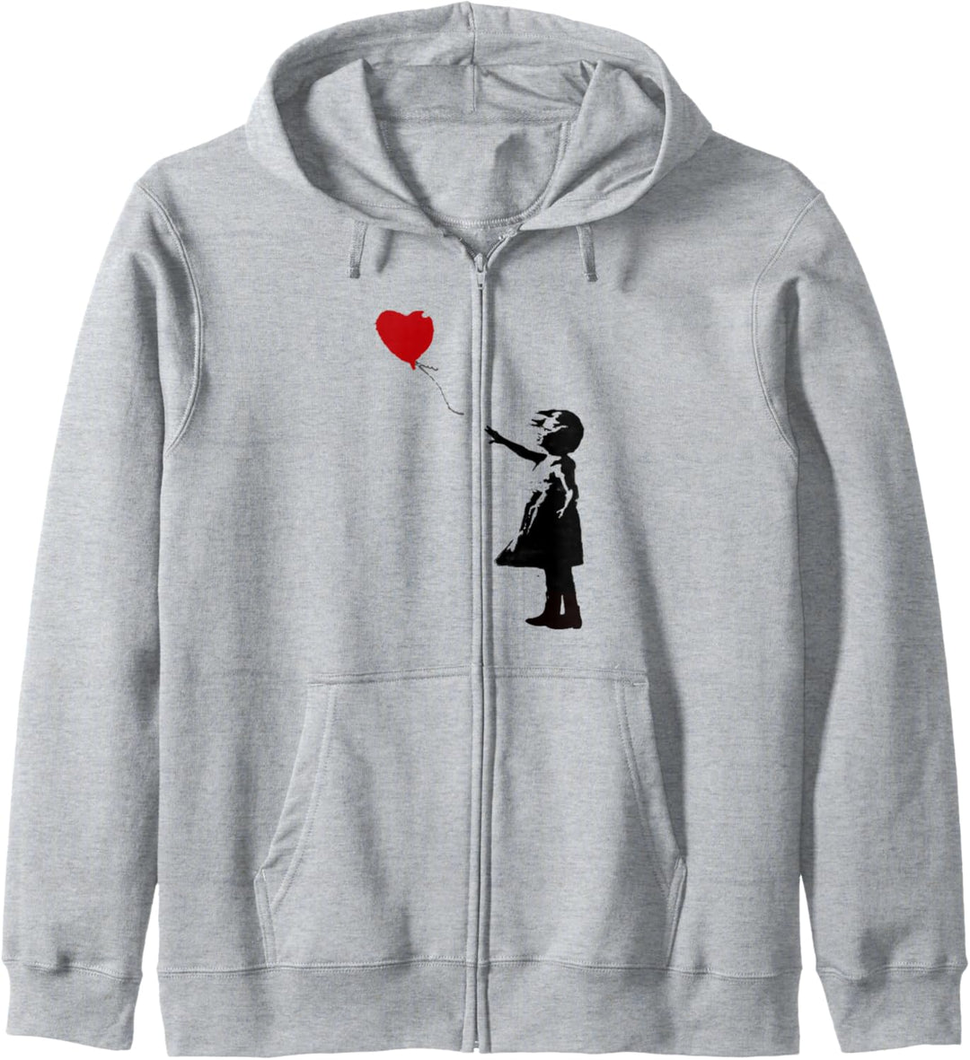 Herz Ballon Mädchen Kapuzenjacke