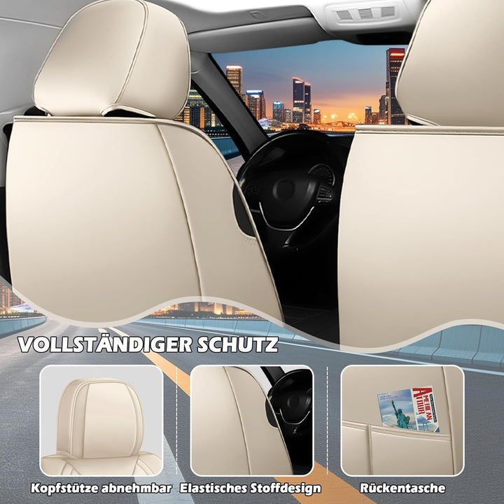 Für 99% Mercedes-Benz-Modelle sitzbezüge | Autositzbezüge Komplett Set Universal in Premium-Optik |