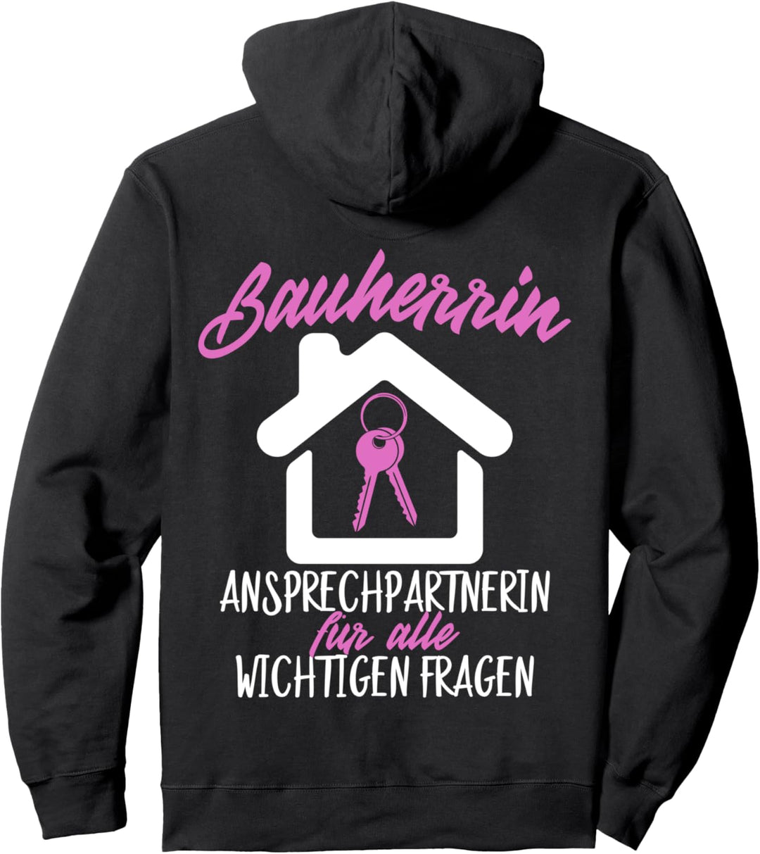 Bauherrin Geschenk I Lustiges Bauherren Baustellen Pullover Hoodie
