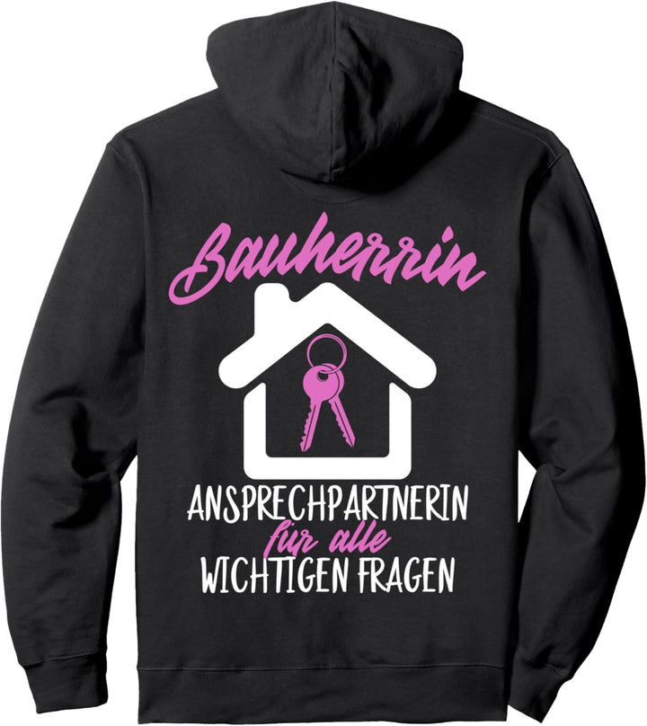 Bauherrin Geschenk I Lustiges Bauherren Baustellen Pullover Hoodie