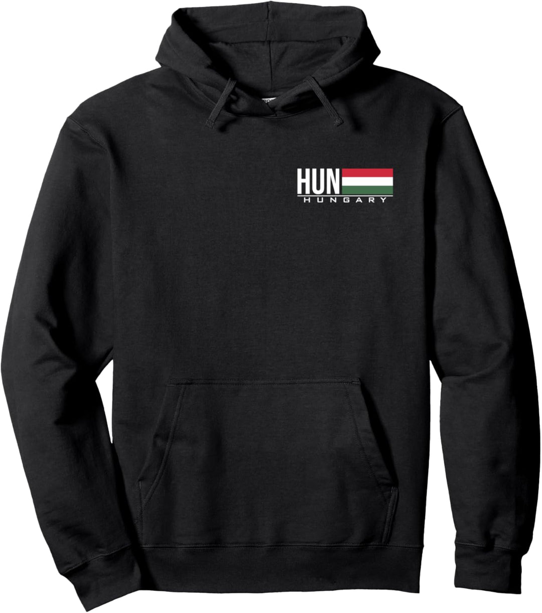 Hungarische Flagge Ungarische Sportspiele Sportspiele Trikot Stil Pullover Hoodie