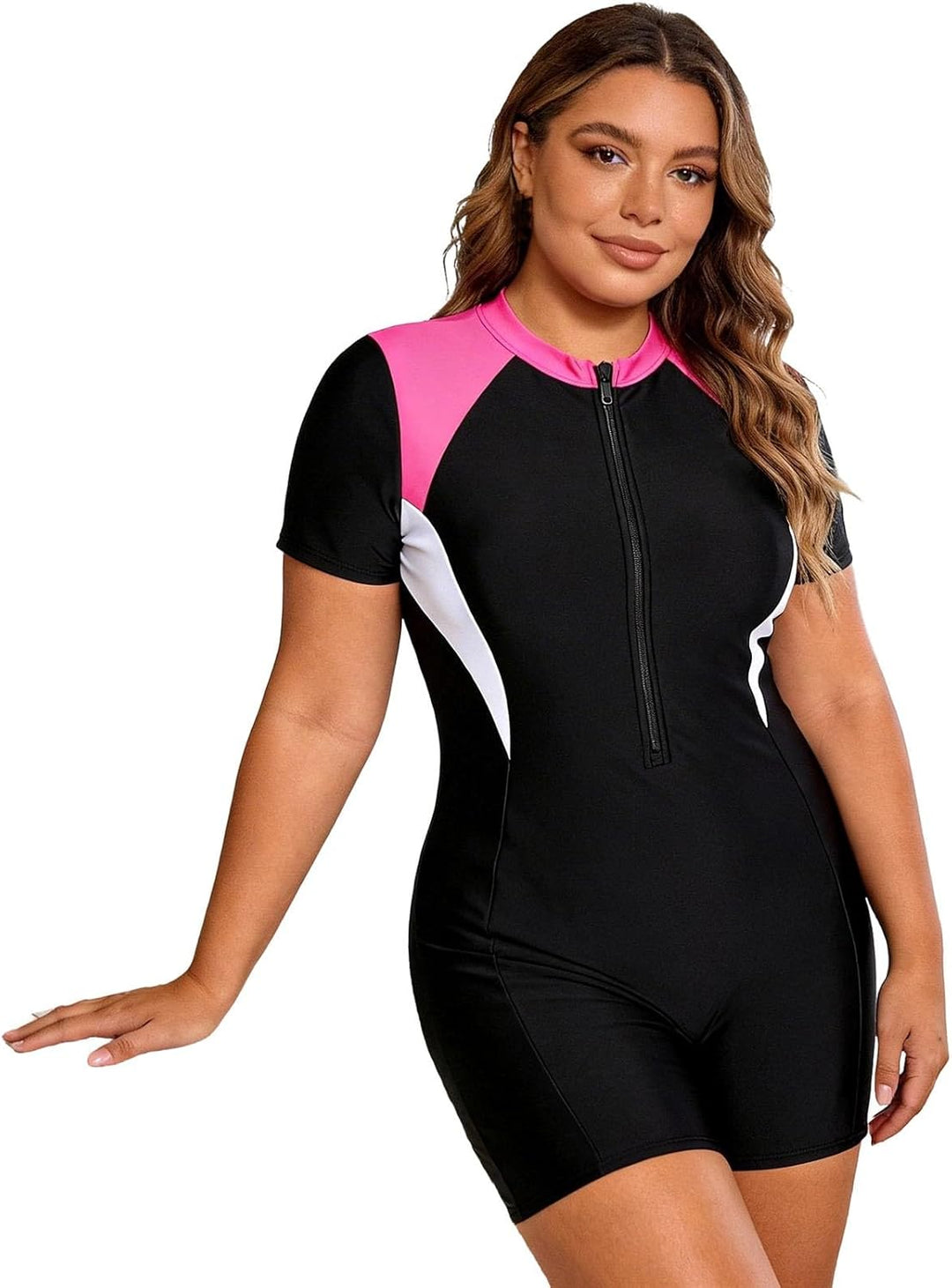 Neoprenanzug Damen Ärmellos Reissverschluss - Nassanzug Wetsuit Erwachsene Zip Up Badeanzug Einteili