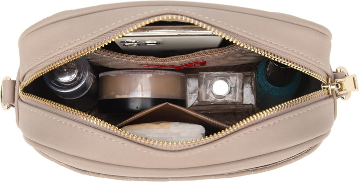 lola mae Gesteppte Umhängetasche, trendiges Design Schultertasche 1a15-stein, 1a15-stein