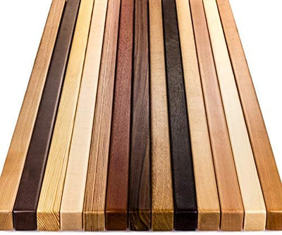 Handlauf Holzhandlauf VKT 42 x 42 mm Wandhandlauf deutsches Ahorn Halter eckig 300 cm 3 Halter 300 c