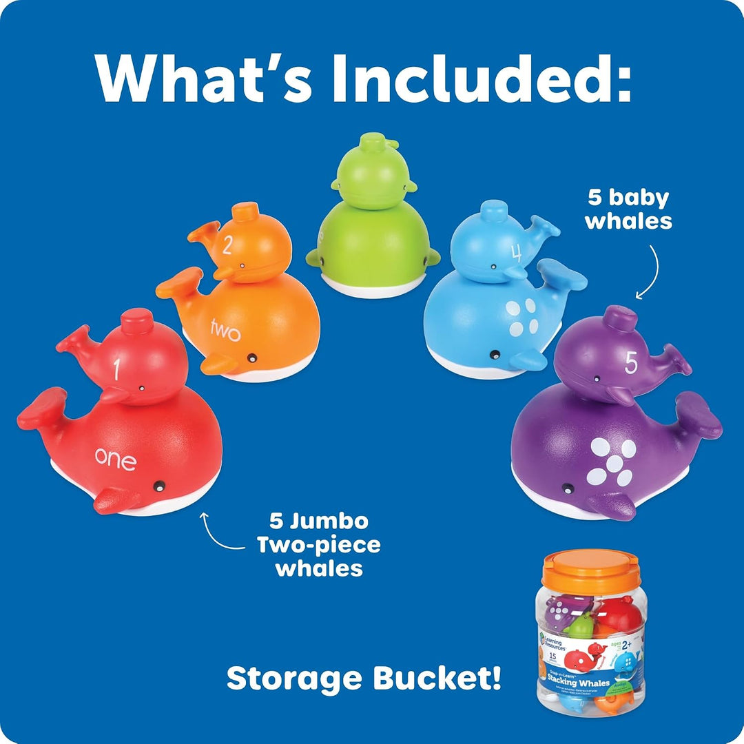 Learning Resources Snap-n-Learn Zahlen-Wale zum Stecken