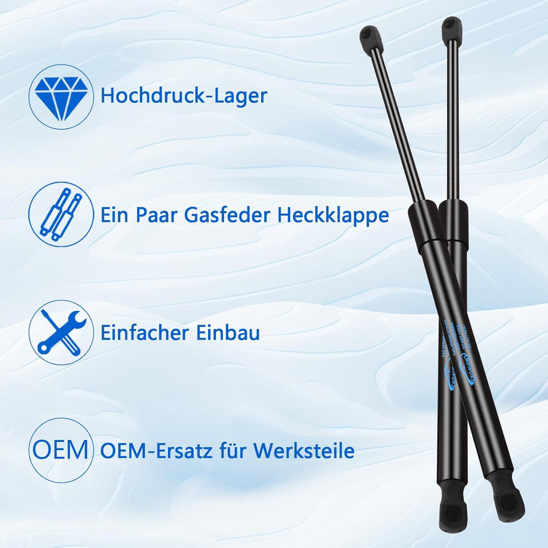 2x Heckklappendämpfer für VW Golf V 1K1 Alle Motoren Schrägheck 2003-2009 Gasfeder Heckklappe Gasdru