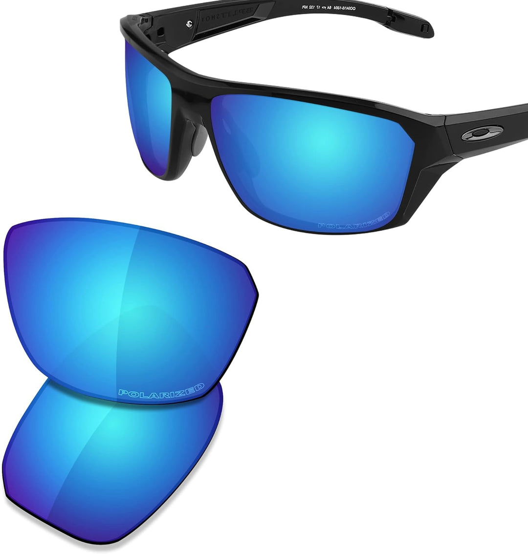 Saucer Premium Ersatzgläser & Nasenpads für Oakley Split Shot OO9416 Sonnenbrille High Definition –