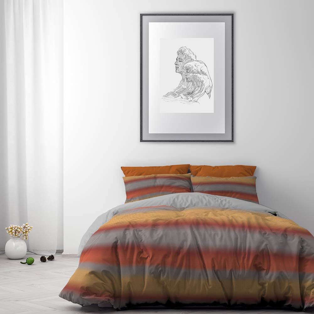 Italian Bed Linen Fantasy Bettbezug, Doppelte Doppelte Unscharf, Doppelte Unscharf