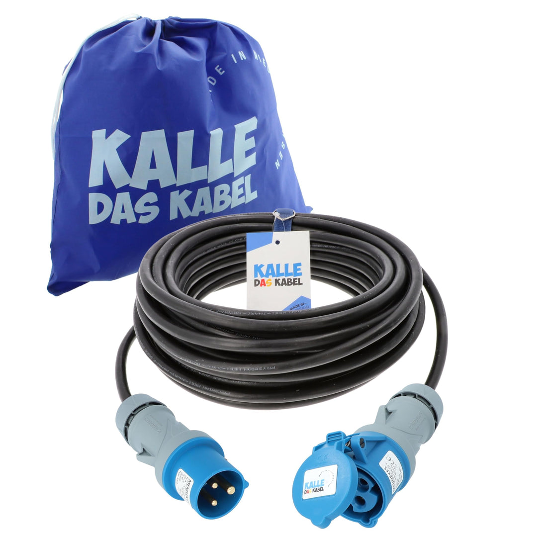 CEE-Verlängerungskabel Campingkabel Wohnmobil-Kabel Caravan-Leitung H07RN-F 3G 2,5mm² 30 Meter von K
