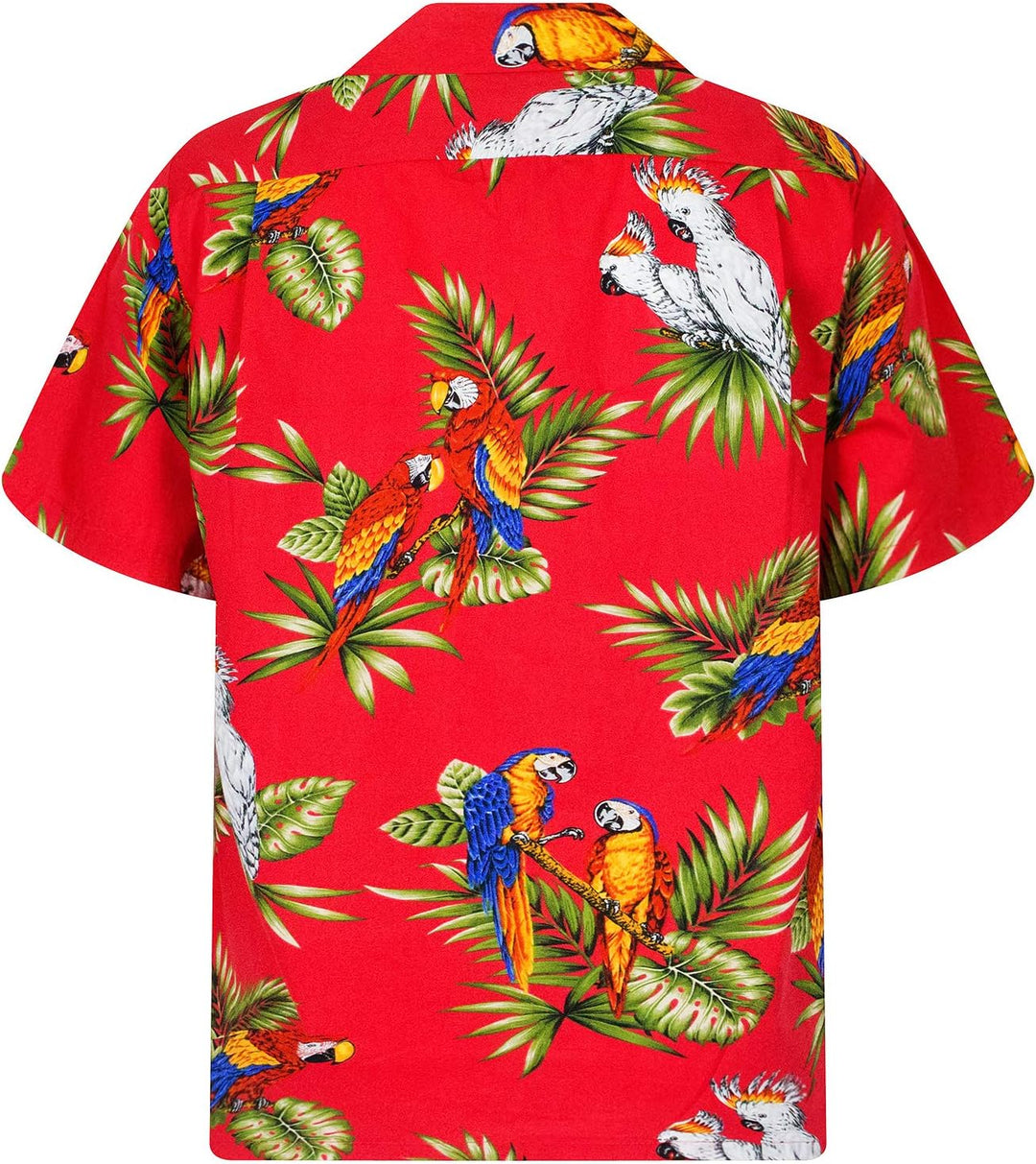 P.L.A. Pacific Legend Original Hawaiihemd Kurzarm Herren Kurzarm Button-Down Front-Tasche Hawaii-Pri