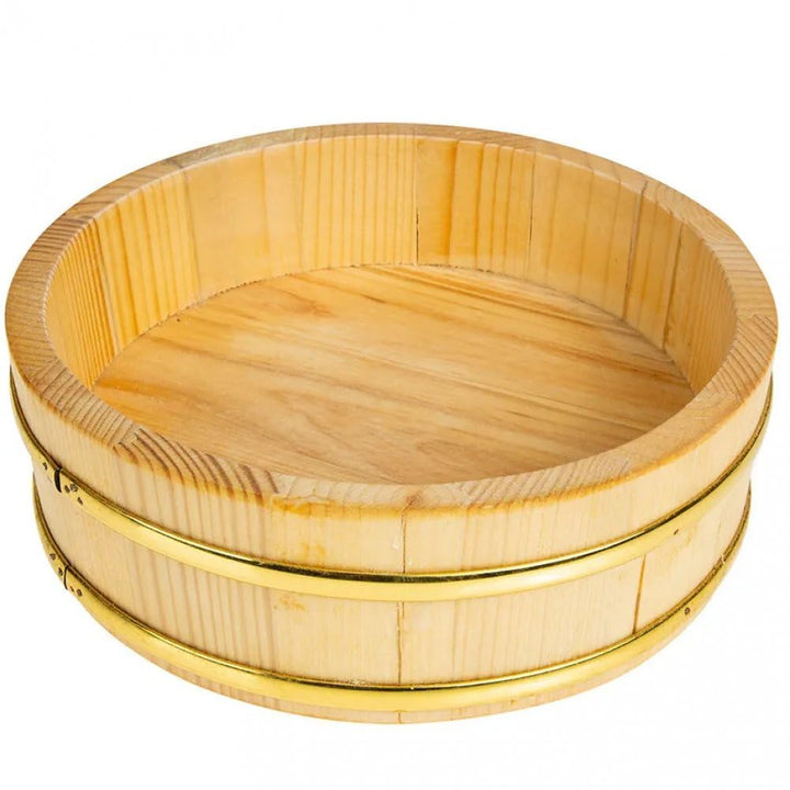 Wudaizhi Hölzerne Sushi Reisschale Hangiri Sushi Oke Sushi Reis Mischwanne Tablett Reis Mischschale