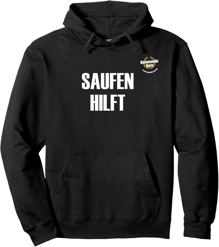 Kommando Korn " Saufen Hilft" Pullover Hoodie