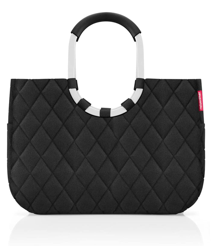 reisenthel loopshopper L – Stabile Tasche mit praktischen Fächern aus recycelten PET-Flaschen – Char