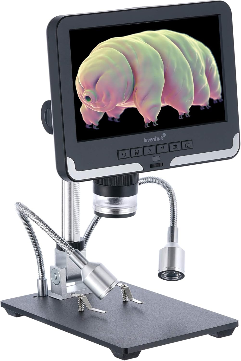 Levenhuk DTX RC2 Handmikroskop mit Digitaler Fernbedienung, 3- bis 200-Facher Vergrösserung und 17,8