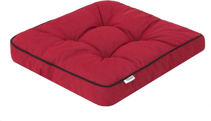 PillowPrim 4er Set Stuhlkissen 49x47 cm Sitzauflagen Polsterauflagen Outdoor/Indoor Aussen/Innen Gar