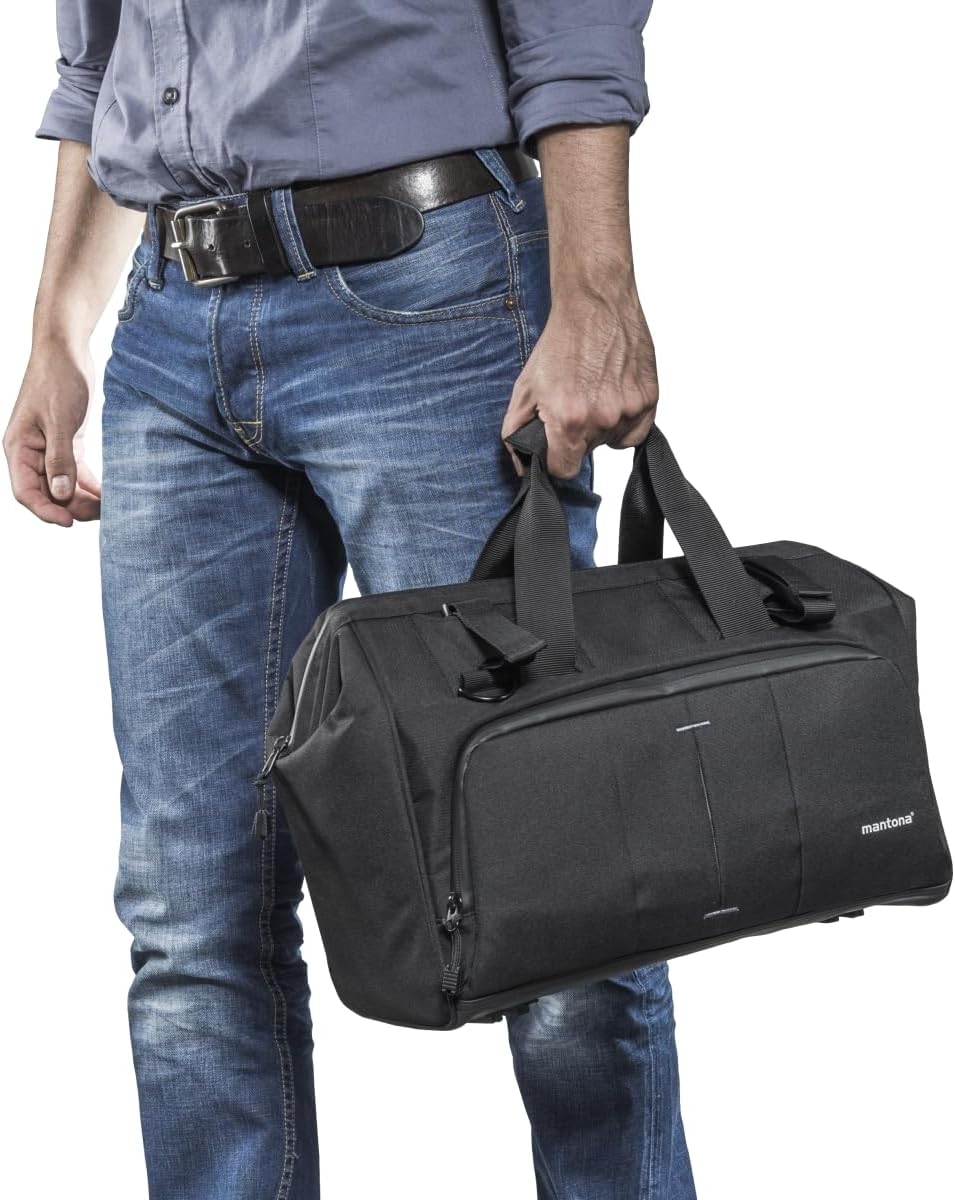 Mantona Kameratasche Doctor Bag (mit diversen Zusatztaschen innen und aussen, mit entnehmbarer Kamer