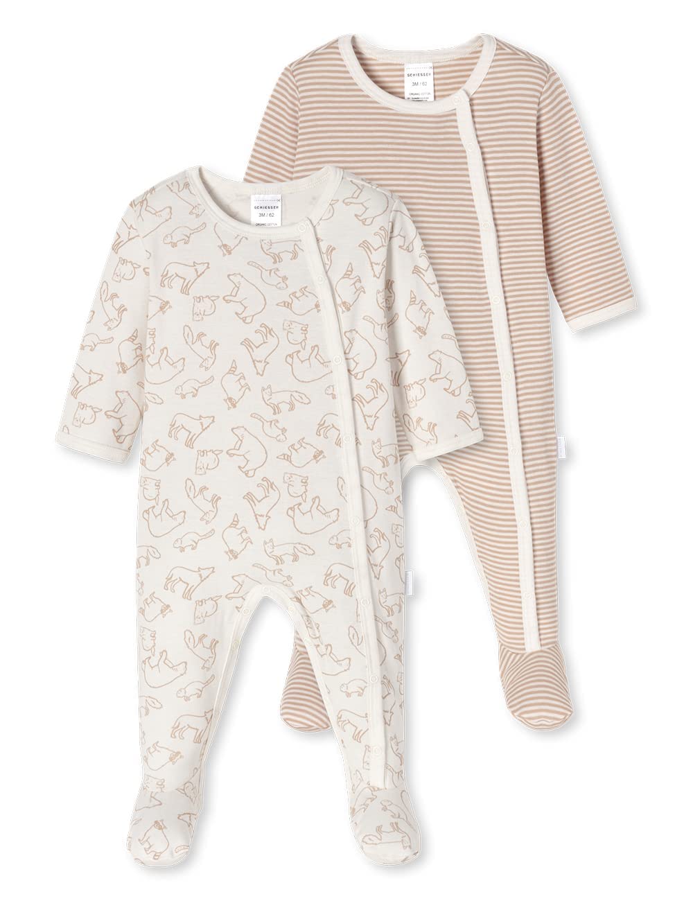 Schiesser Unisex Baby Kleinkind-Schlafanzüge 86 Sortiert 1, 86 Sortiert 1