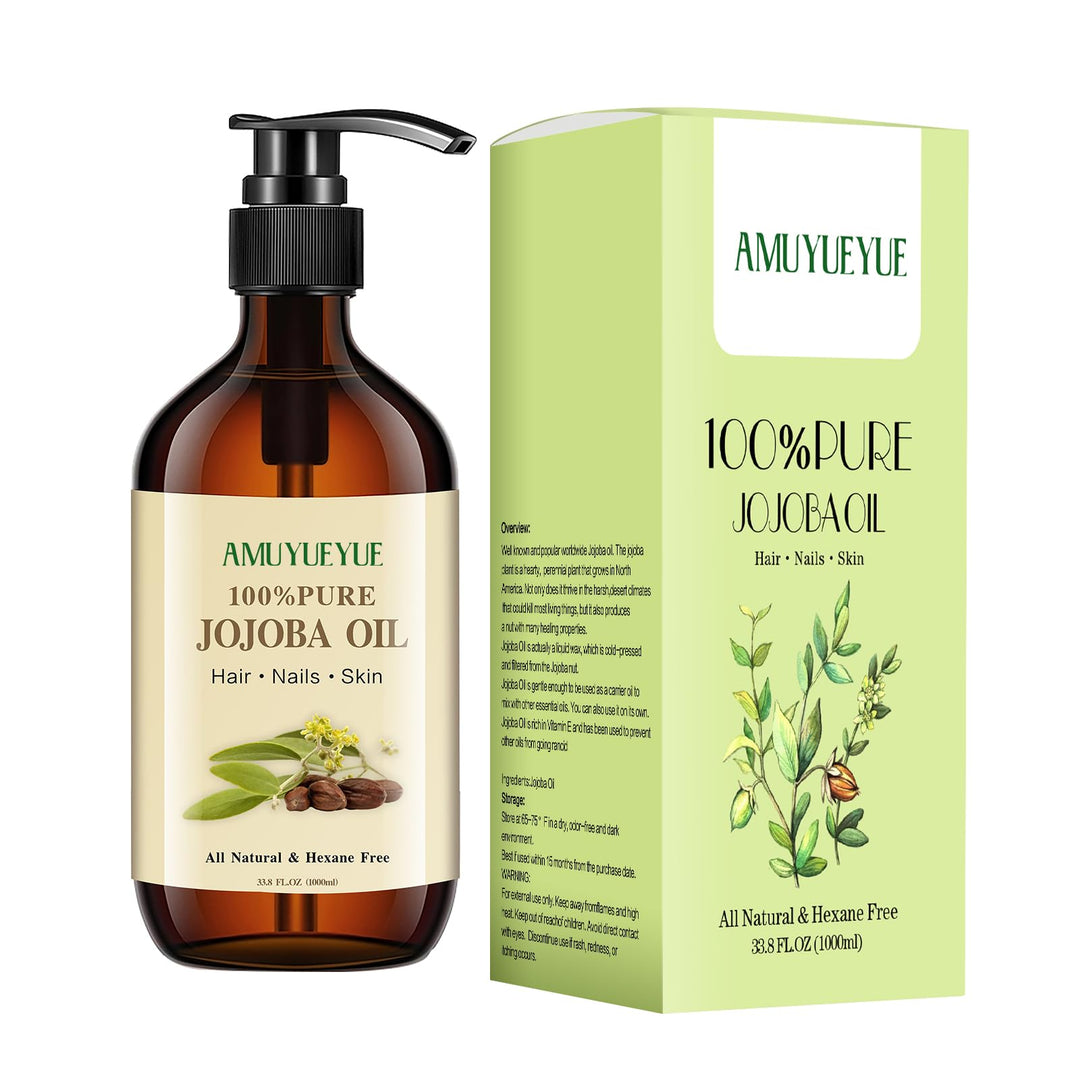 100% Bio Jojobaöl für Haut und Haar 1000ml