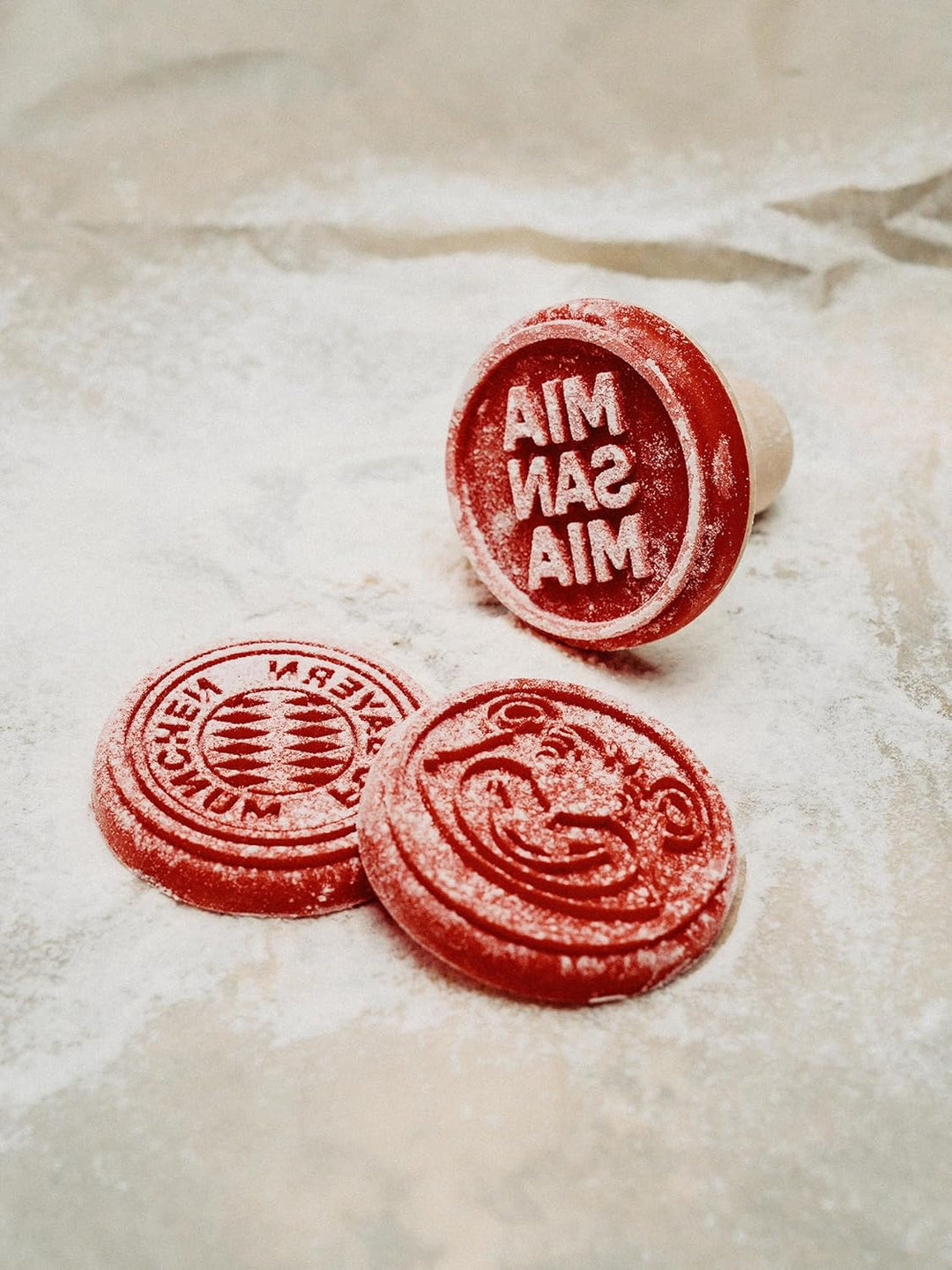 FC Bayern München Keksstempel I Plätzchenstempel I 3er Set I Rot