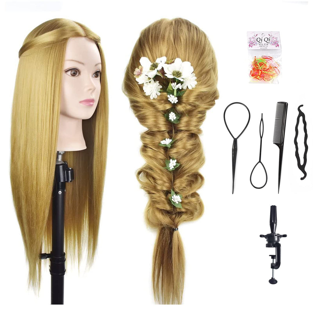 Ba Sha Trainingsköpfe 100% von dem Hochtemperaturfaser Haar Hairdressing Cosmetology Mannequin Frisi