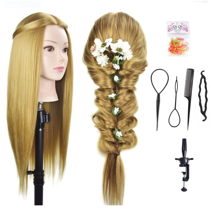 Ba Sha Trainingsköpfe 100% von dem Hochtemperaturfaser Haar Hairdressing Cosmetology Mannequin Frisi